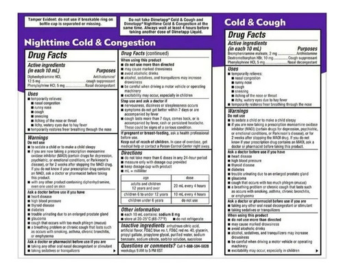 Dimetapp Para Niños Para Resfriado Y Tos Triple Pack 118 Ml