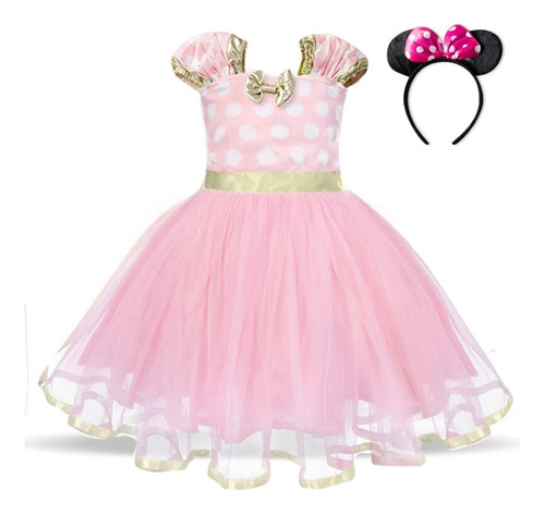 Vestido De Disfraz De Ratón Fantasy Mouse Para Niña, Disfraz