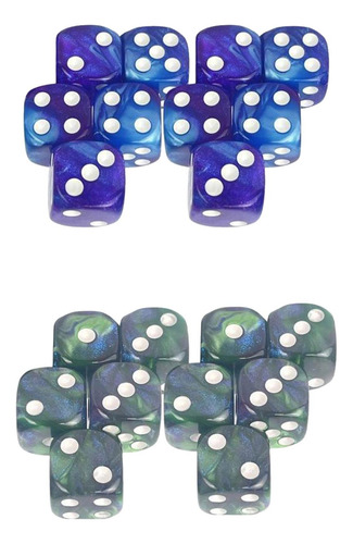 10 Uds. Juego De Dados De Dibujos Animados D6 Juego De Mesa