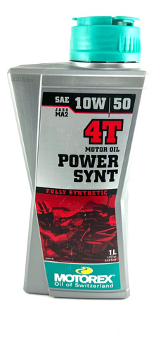 Aceite Motorex 10w-50 Power Synt Full Sintético