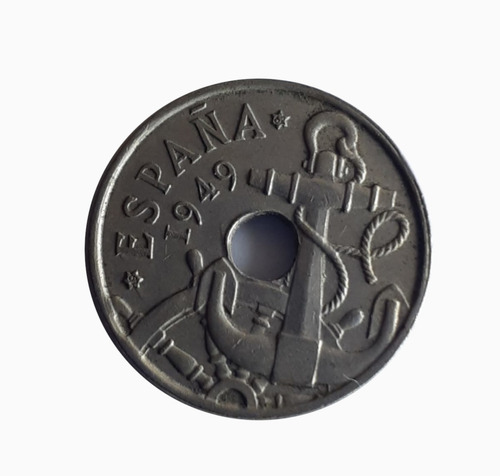 Moneda Española 1949 50 Céntimos
