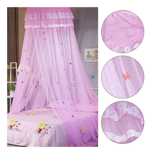 Mosquitera Con Dosel Redondo Para Cama Para Niños