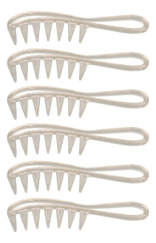 Peine Desenredante De Dientes Anchos, 10 Piezas, Mango Ergon