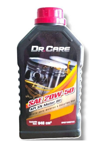 Aceite Dr Care Sae 20w50 