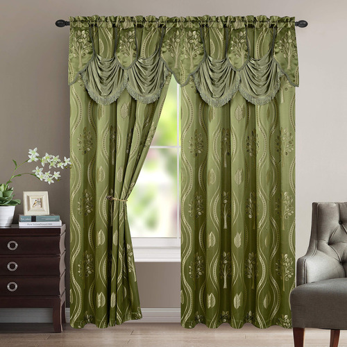 Elegant Comfort Juego De Cortinas Hermosas Y Elegantes Con C