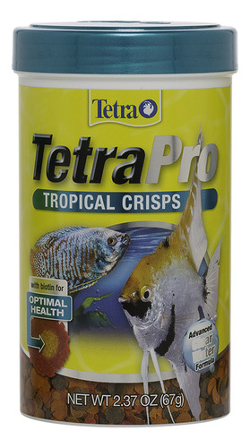 Tetra Tetrapro Tropical Crisps 67 G. Alimento Peces Nutricion Dieta Equilibrada