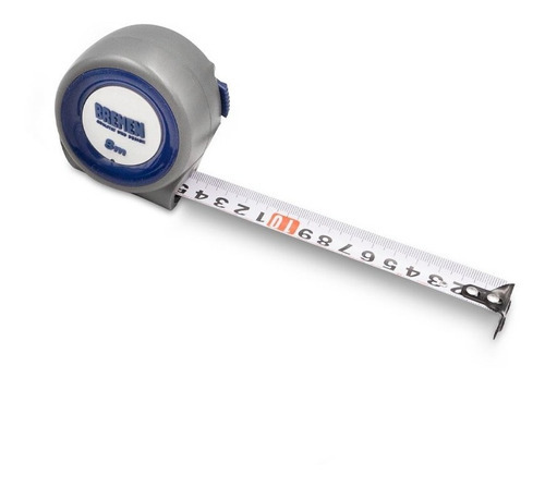 Cinta Metrica 8 Mt Autofrenante Punta Doble Iman 25mm Bremen 7614