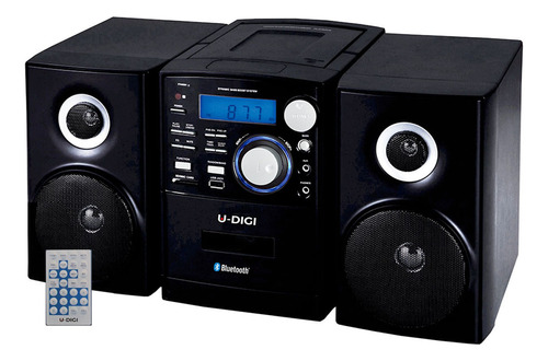 Minicomponente U-digi Am/fm Bluetooth Cd Usb Cd-92bt Ub Color Negro