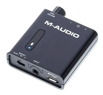 Amplificador De Auriculares Portatil M Audio Bass Traveler