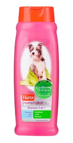 Shampoo Acondicionador Perro Groomer´s Best 3in1 Hartz 532ml