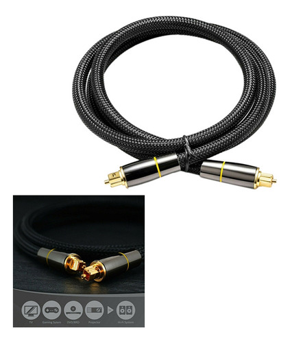Cable Óptico De Audio Digital De 1,5 M, Cable Spdif, Cable D