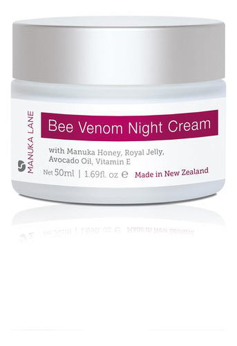 Manuka Lane Crema De Noche Bee Venom Para Rostro Y Cuello Co