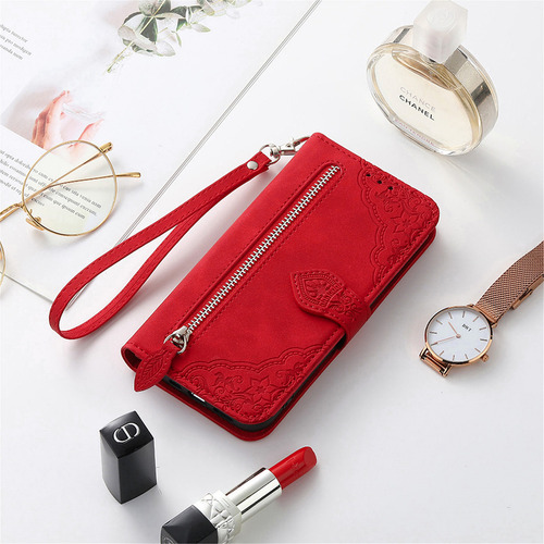 Compatível Com Samsung Galaxy A22 5g, Bolsa Com Zíper, Supor