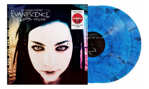 Evanescence - Fallen - Vinilo (2lp) Deluxe Blue Smoke Target