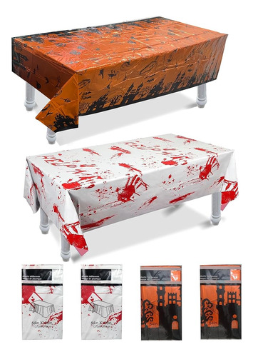 Mantel Rectangular Halloween 4 Manteles Halloween 54 X 108 P