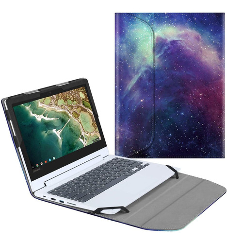 Funda Para Lenovo Chromebook C330 De 11,6  Diseno Galaxia