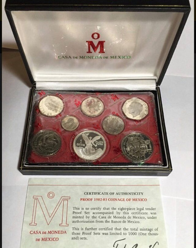 Moneda $20 Mexico 1982 Espejo Proof Mexico No Confundir !!