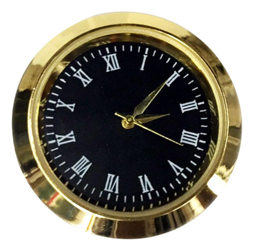 Inserto De Reloj Redondo Fácil De Leer Mini Reloj De Metal