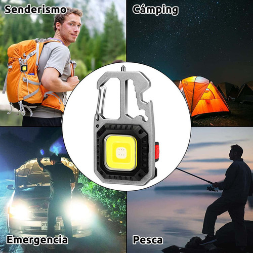 K 2 Piezas Linterna Led Compacta Cob, Brillante 1000 Lumen