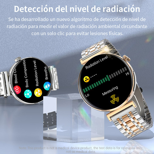 Reloj Inteligente Mujer Ecg Llamada Asistente De Voz 2024