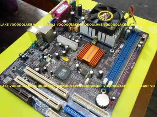 Motherboard Ecs K7som+ (v7.5c) Micro Onboard - Retro (Usado)