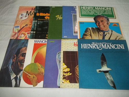 Lp Vinil Henry Mancini Latin Sound Classica Com 10 Discos
