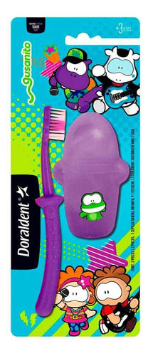 Cepillo De Dientes Infantil Doraldent Gusanito + Estuche