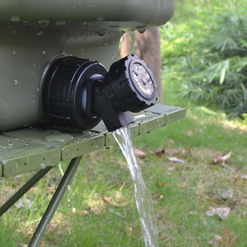 10l Water Bucket Portable Camping Water Container With Tap,