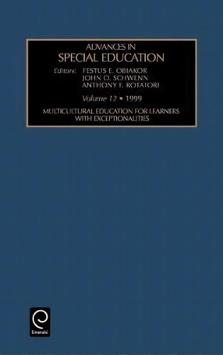 Multicultural Education For Learners With Exceptionalities, De Anthony F. Rotatori. Editorial Emerald Publishing Limited, Tapa Dura En Inglés