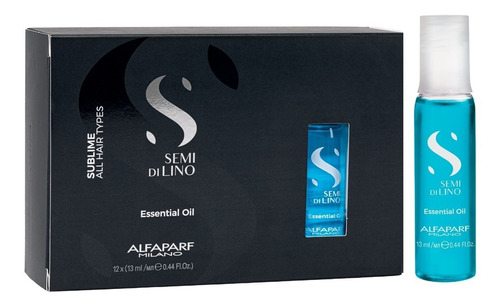 Alfaparf Ampolla Semi Di Lino Azul Brillo Y Nutrición X 13ml