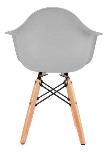 Silla Eames Infantil Con Descansabrazos - Duduk Gris