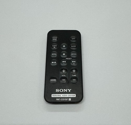 Controle Remoto Sony Personal X Áudio System Rmt-ccs15ip (Usado)