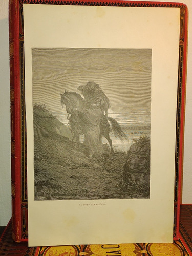 El Buen Samaritano - La Sagrada Biblia, 1884 / Grabado Doré 