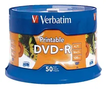 Comprar Torre Verbatim De Discos Virgenes Para Dvd Dvd-r 50 Discos