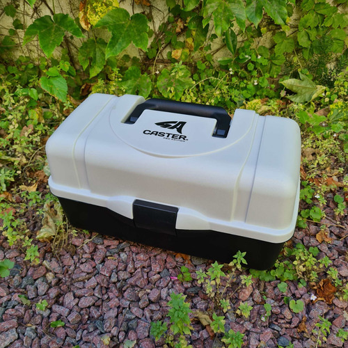 Imagen 2 de 5 de Caja Pesca Caster Tres Bandejas 40 Divisiones 40x22x21cm 008