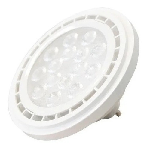 Lámpara Led Ar111 15 Watts 220v Gu10 Blanco Cálido Interelec