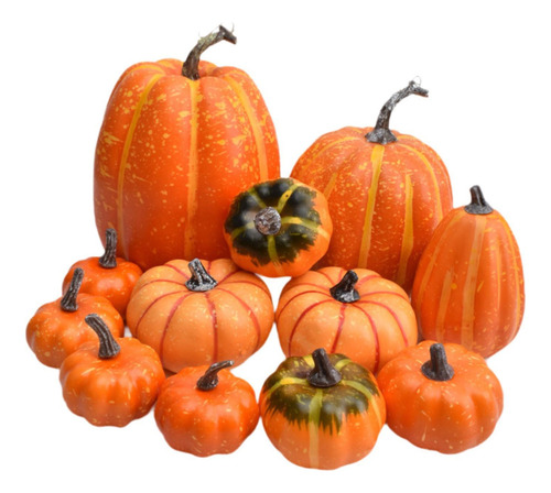 Jjzs 12 Piezas De Calabazas Artificiales De