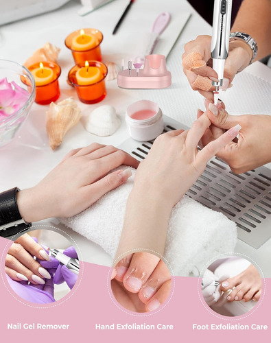 Taladro De Uñas Inalámbrico, Kit Profesional De Taladro De U
