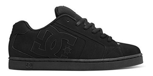 Zapato Dc Hombres De Net-de Encaje, Negro / Negro / Negro, 8