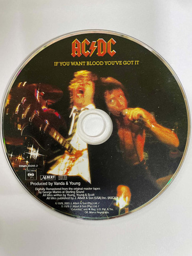 Cd Ac Dc Of You Want Blood Youve Got It. Sin Caja