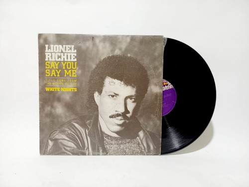 Disco Maxisingle Lionel Richie / Say You Say Me / Cant Slow 