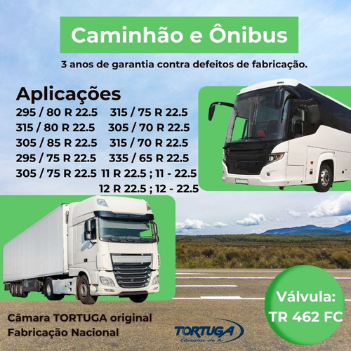 Camara De Ar Tortuga 295/80r-22,5 Tr462 C Central