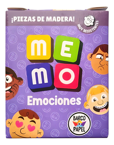 Juego De Mesa Memorice Las Emociones - Educación Y Terapia