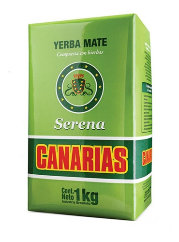 Canarias Serena, Yerba Mate Compuesta Uruguaya 1 Kg Tkp
