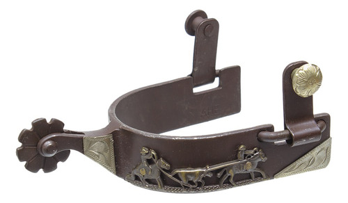 Espora 258489 Antique Team Roping Spurs Level 2 American Her