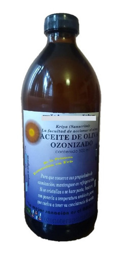 Ip800 Aceite Ozonizado De Oliva Prensado Frio 500ml O3