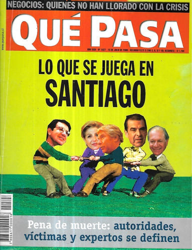 Revista Qué Pasa 1527 / 16 Julio 2000 / Pena De Muerte