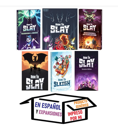 Here To Slay En Español Nuevo Con Expansiones Incluídas