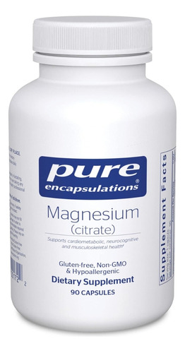Magnesio Pure Encapsulations 90cp - Unidad a $2189