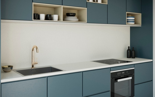 Purastone Blanco Paloma | Mesada Cuarzo Cocina Baño
